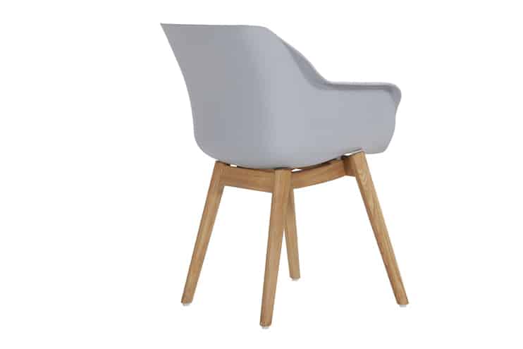 Sophie Teak diningchair misty - Afbeelding 3