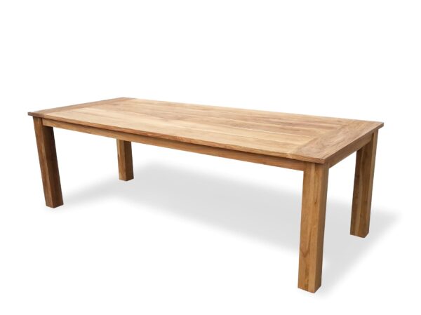 Hercules vintage teak tafel 240x100 cm.