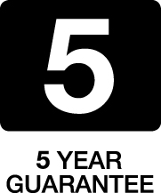 logo 5 year guarantee 14