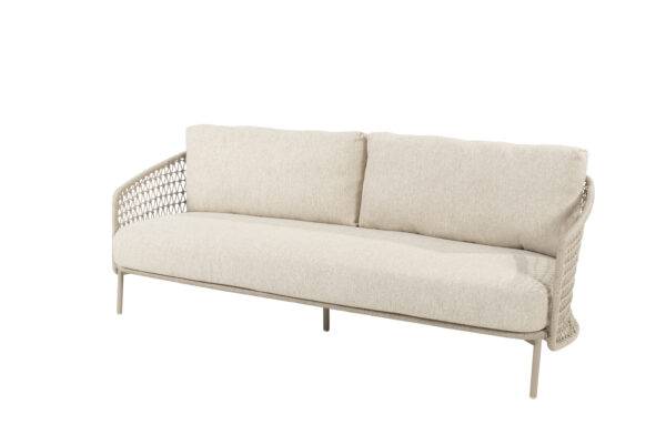 213937 Puccini 3 seater bench latte with 3 cushions 01 1 scaled