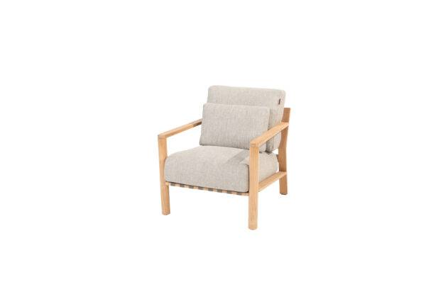 17010 Lucas living chair natural teak with 3 cushions 01 scaled
