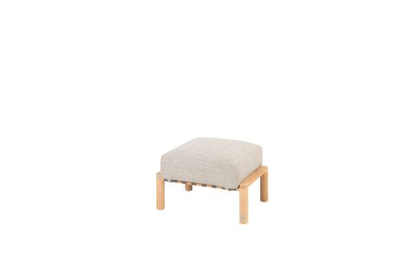 17012 Lucas footstool natural teak with cushion 01 scaled