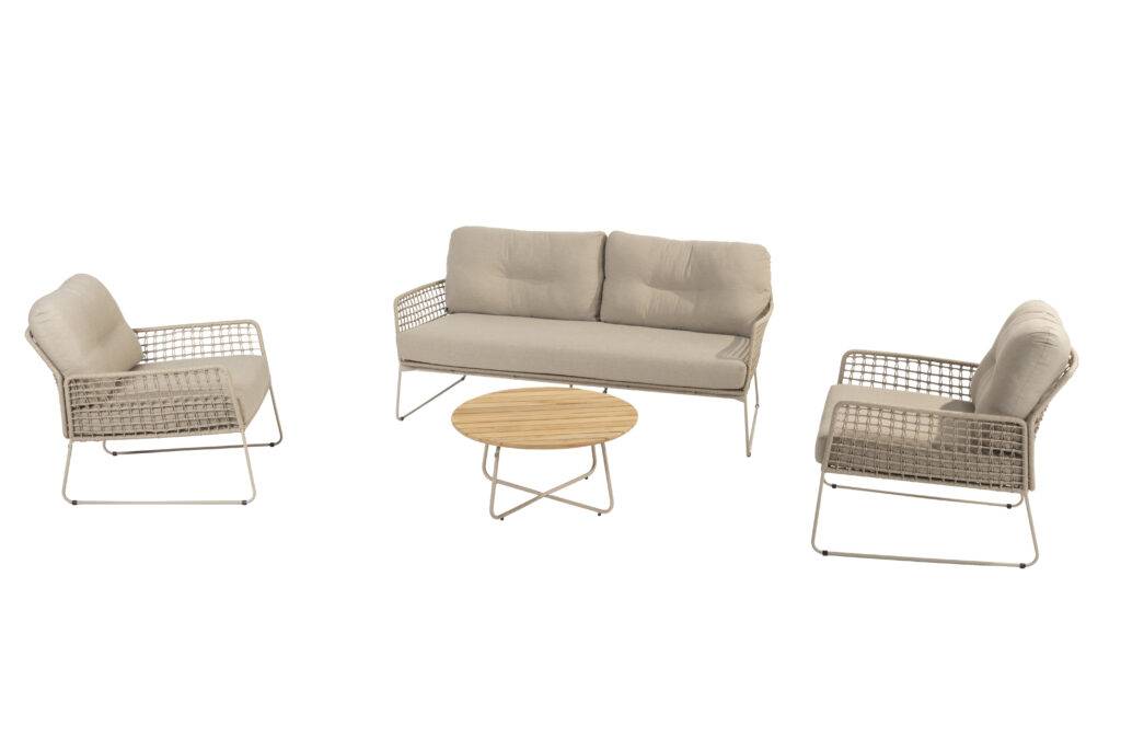 Taste 4SO Albano loungeset 4-delig Latte