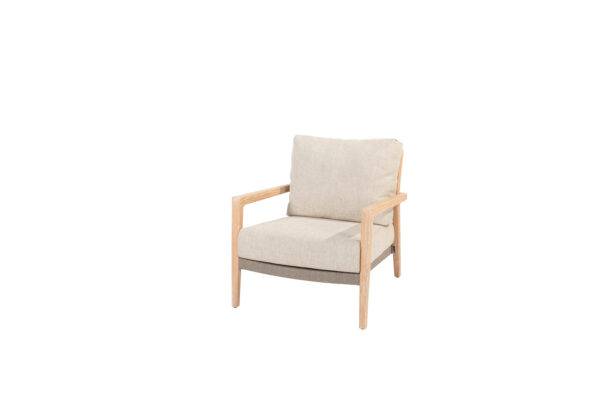 214037 Julia living chair brushed teak with 2 cushions 01 scaled