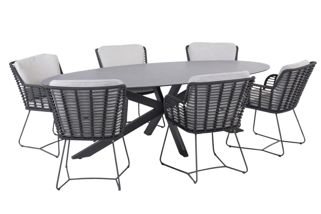Fabrice/Privada diningset 7-delig