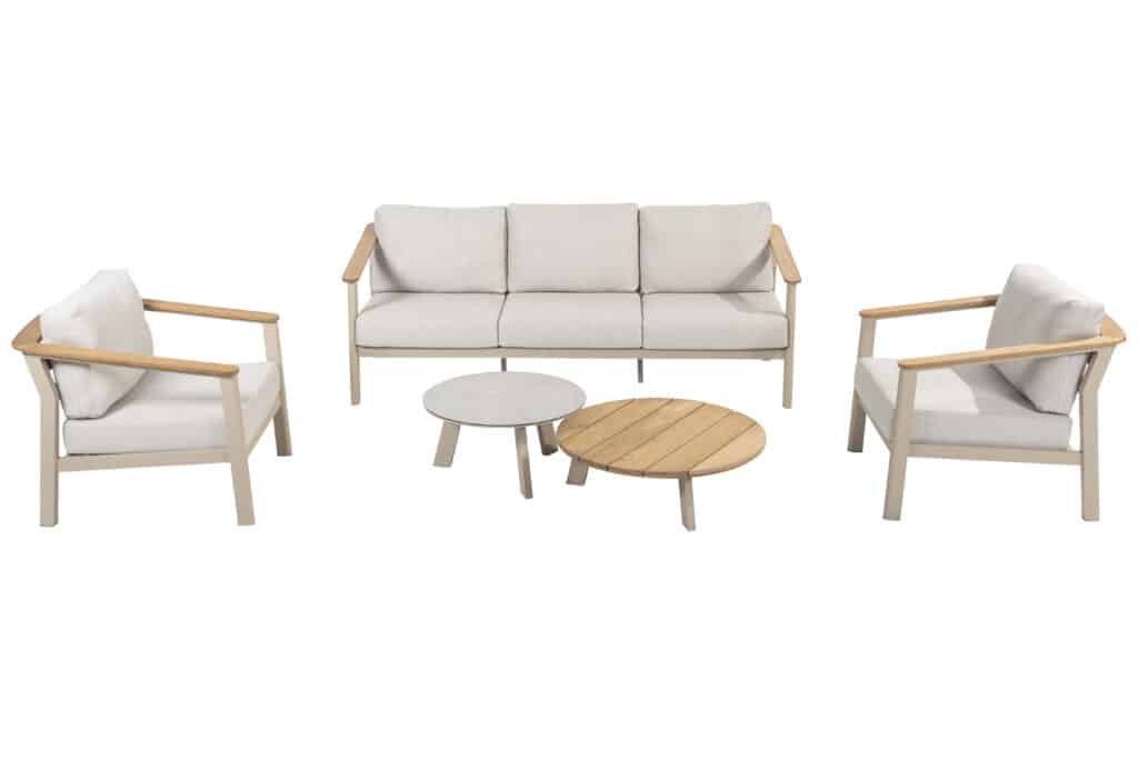 Taste 4SO Olivia loungeset 5-delig Latte