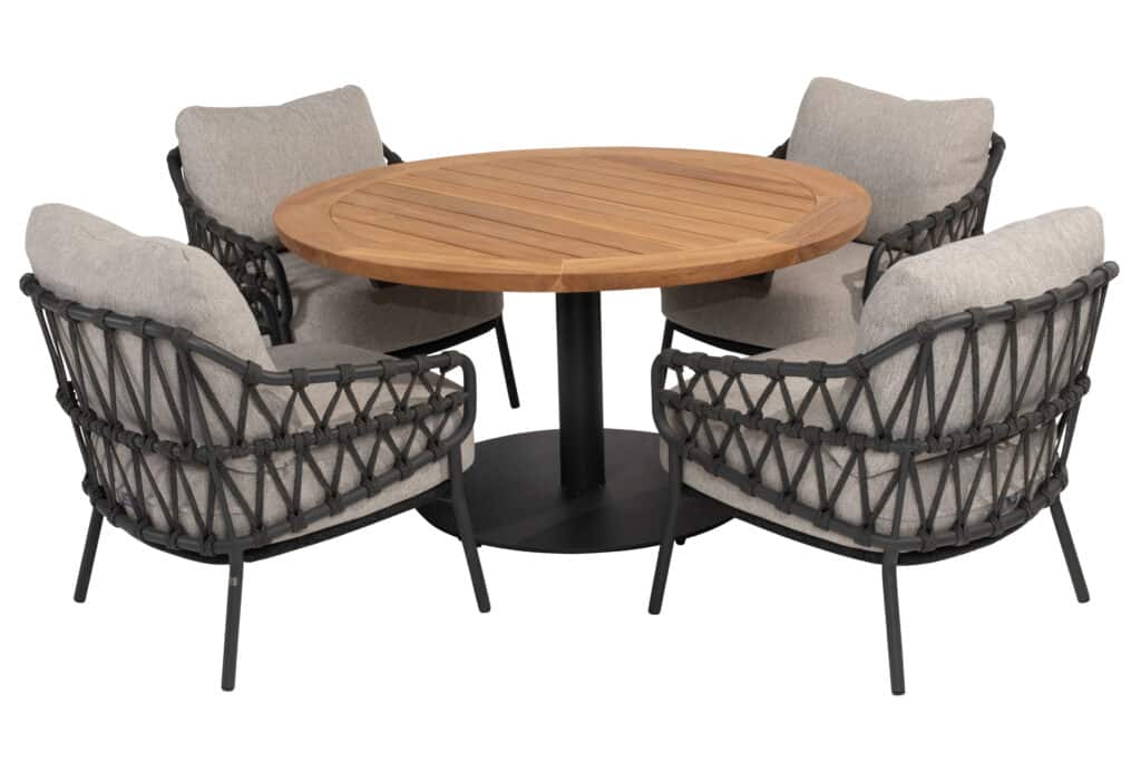 4SO Calpi low diningset 5-delig