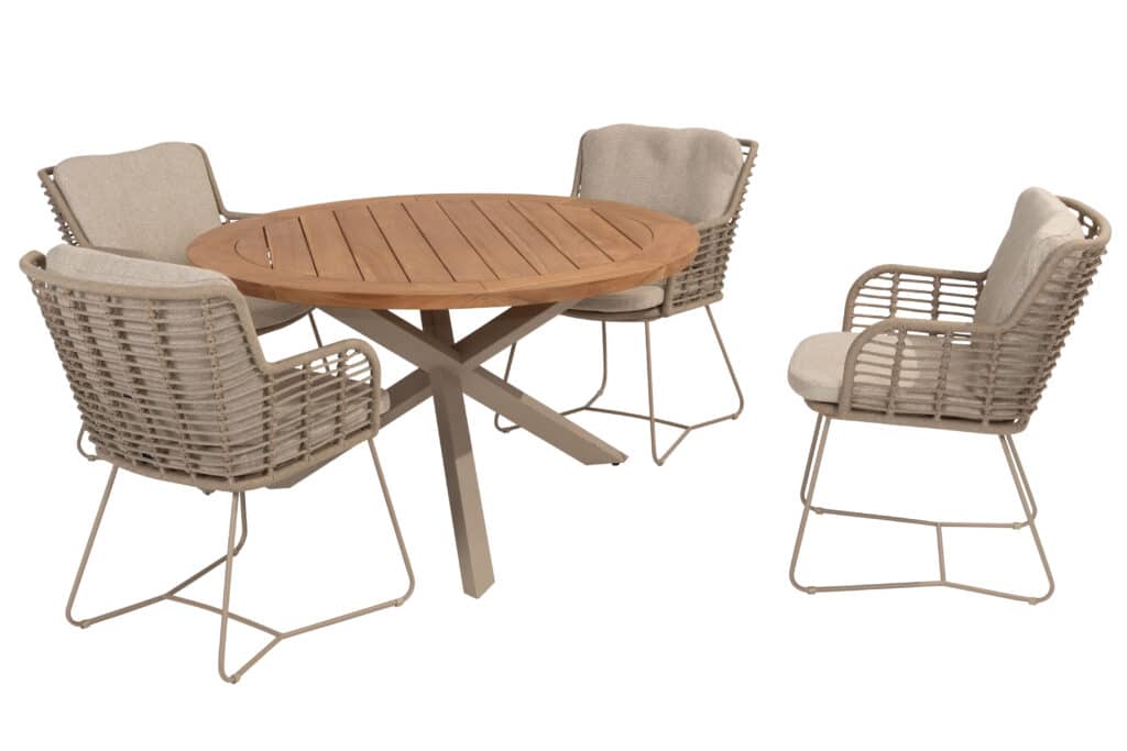 Fabrice/Prado diningset 5-delig