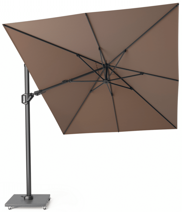 Platinum zweefparasol Challenger T² premium 350x260 Havana. - Afbeelding 4