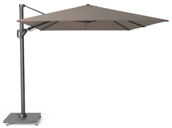 Platinum zweefparasol Challenger T² premium 350x260 Havana.