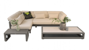 Applebee Santorini loungeset Rope Quartz 4-delig Laatste showroomset!