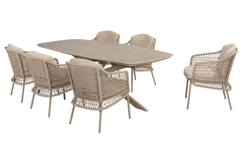 Puccini/Prado keramiek diningset 7-delig