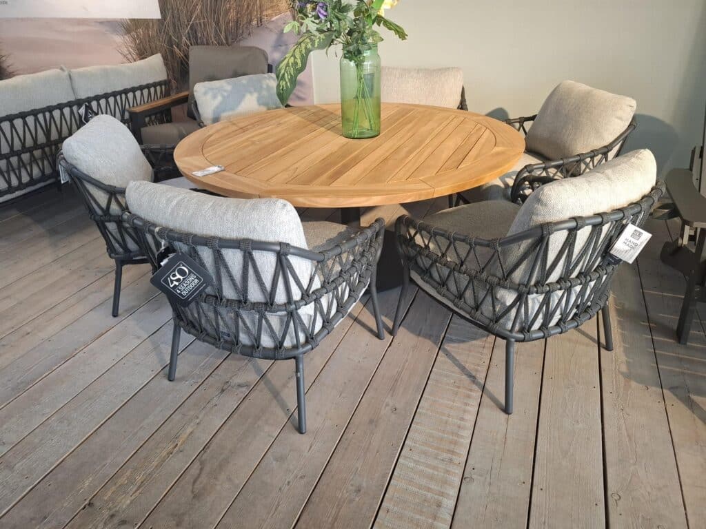 4SO Calpi low diningset 7-delig