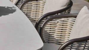 Applebee Pine Key Bronze diningset 9-delig