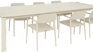 Gescova Bettini uitschuiftafel 150/210x80 cm. Sand