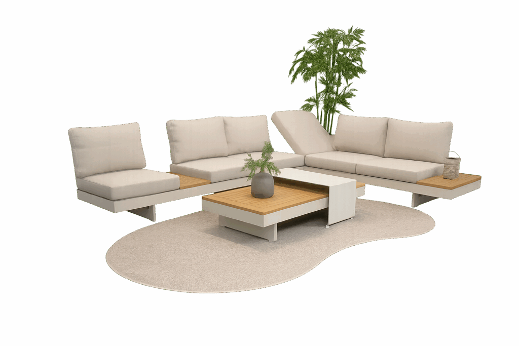 Relax Monte Carlo loungeset 4-delig Champagne Pre Order januari 2027
