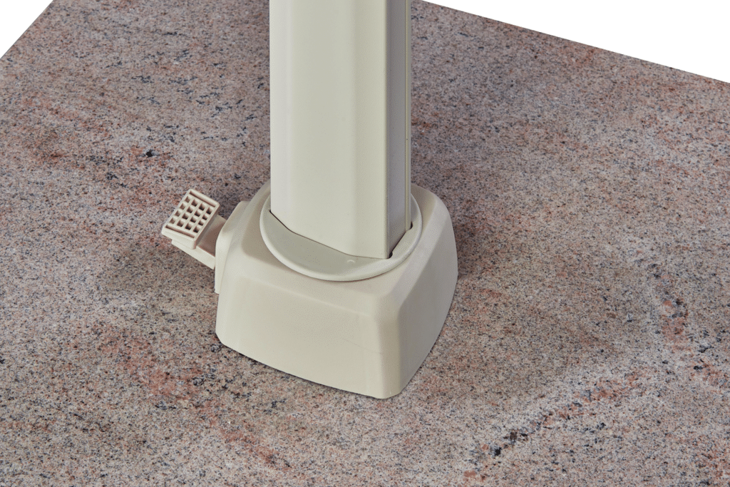 Platinum Zweefparasol Voyager T2 2.7×2.7 Champagne - Afbeelding 3