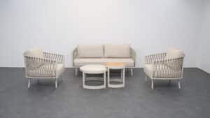 Relax Bologna sofaset 5-delig Champagne