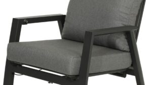 Relax Aruba loungestoel antraciet