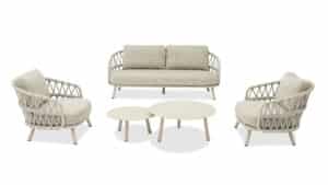 Relax Sydney loungeset Mocha 5-delig