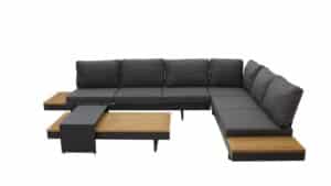 Relax Monte Carlo loungeset 4-delig Antraciet