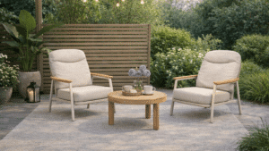 Relax Lecce loungeset 3-delig Champagne