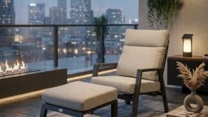 Relax Aruba loungestoel met voetenbank