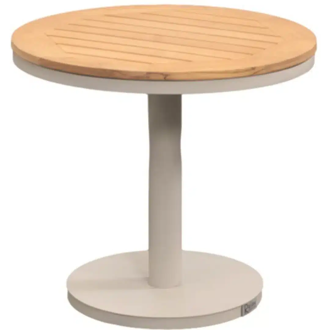 Relax Bijzettafel Bonaire Teak - Champagne Ø50 cm Pre Order Januari 2027