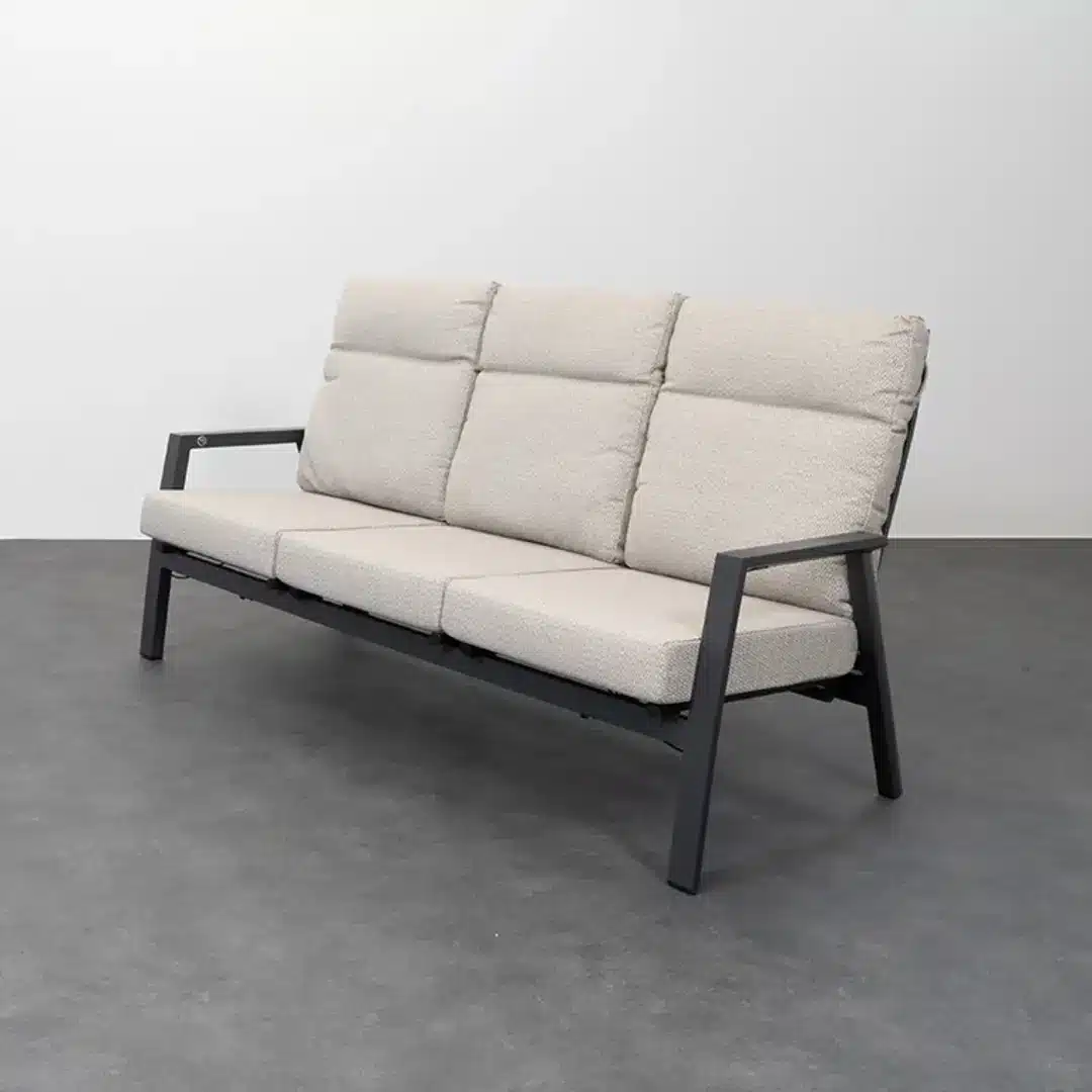 Relax Aruba 3-Zitsbank Matt Royal Grey Pre order januari 2027 - Afbeelding 2