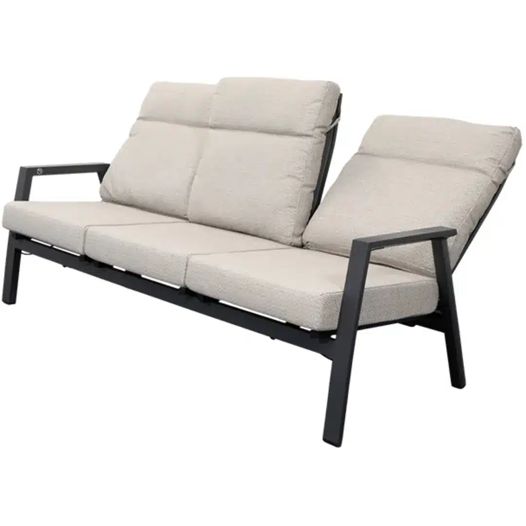 Relax Aruba 3-Zitsbank Matt Royal Grey Pre order januari 2027
