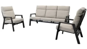 Relax Aruba loungeset 3-delig Matt Royal Grey Pre Order januari 2027