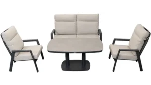 Relax Sofaset Aruba 4-delig Incl. Salontafel Calabria Matt Royal Grey Pre Order Januari 2027