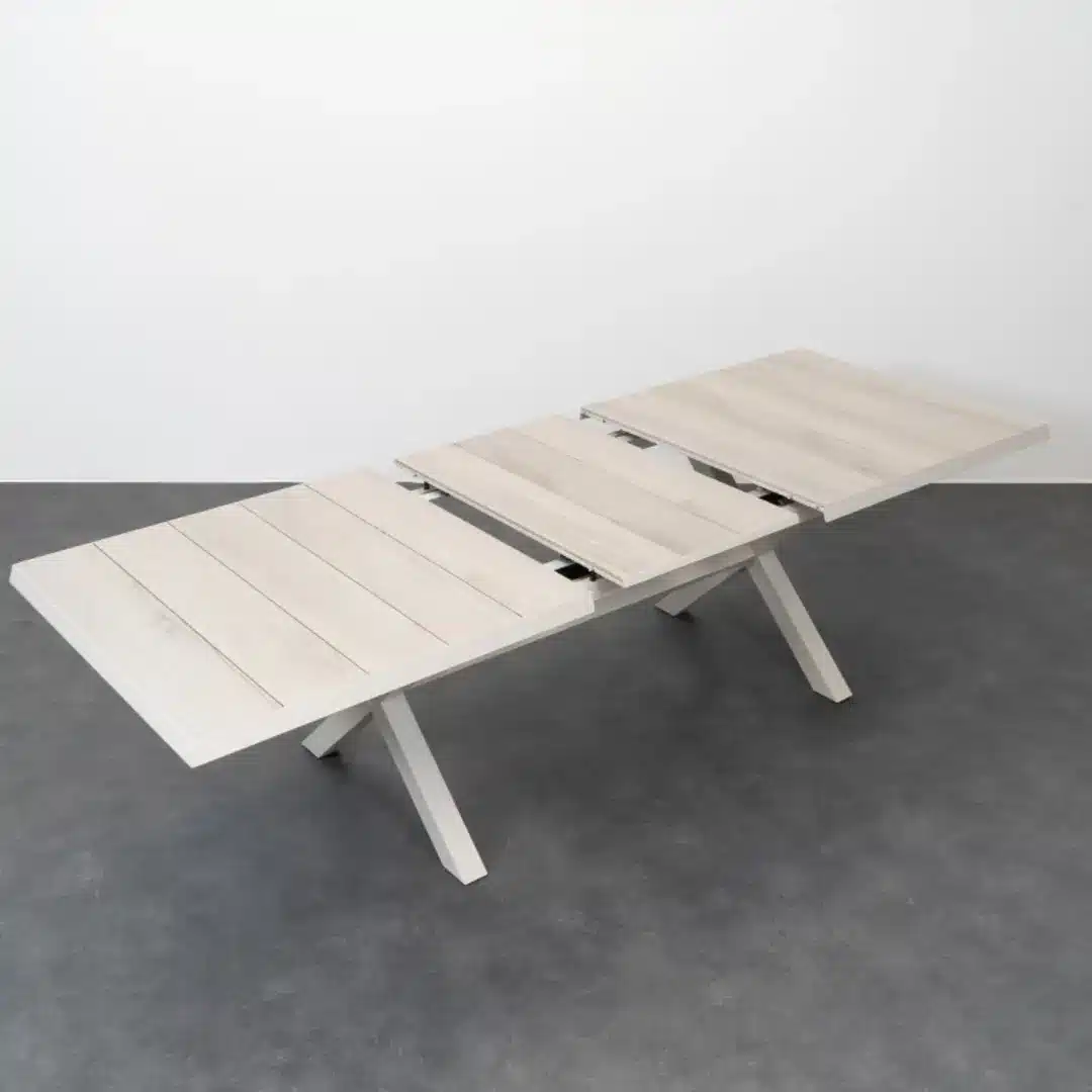 Relax Uitschuifbare Tuintafel Orlando Champagne 200/264x100 cm Pre order januari 2027 - Afbeelding 2