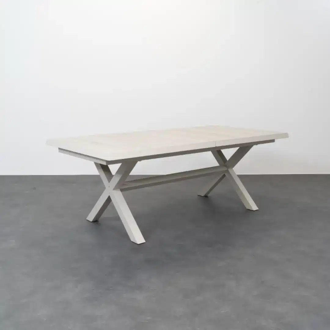 Relax Uitschuifbare Tuintafel Orlando Champagne 200/264x100 cm Pre order januari 2027 - Afbeelding 3